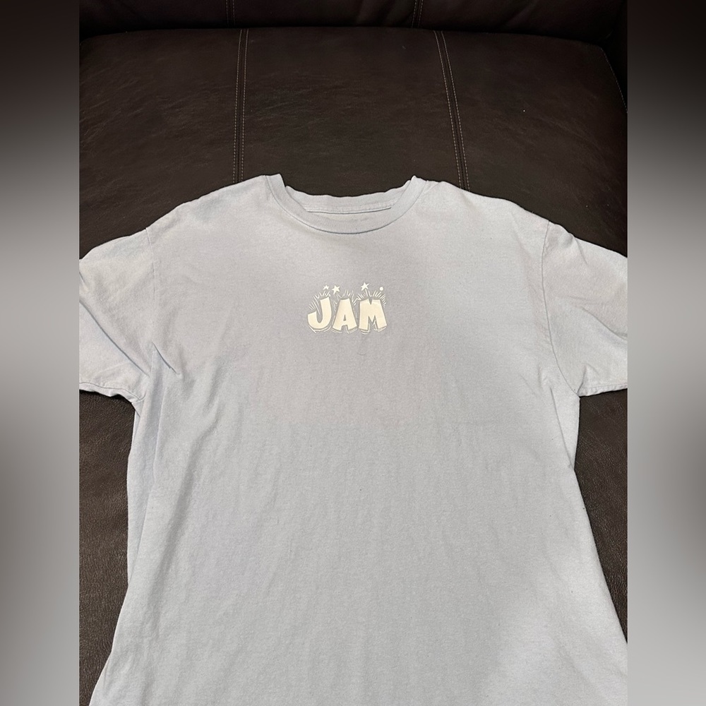 JAM Blue logo graphic classic t shirt